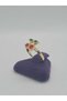 Cherry Model Steel Children's Ring with Enamel Work, Yellow Gold Color Plated, Adjustable Size - 8