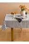 Lcw Home Gray Striped Tablecloth 140X180 cm - 2