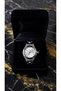 Silver Color Motif Bracelet Quartz Women's Wristwatch