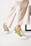 Norve Bound Genuine Leather Women's Shoes Avocado Green - 2