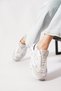 Lofertem Floral Embroidered Women's Sports Shoes White - 4
