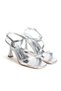 Women's Style Stiletto Heel U Open Back Strappy Stylish Evening Dress Shoes - 3