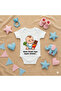 Organic 100% Cotton Piece Auntie Written Bodysuit for Men with Snap Fasteners - 2