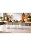 3-Piece Glass Coffee Jar with Acacia Lid 950 ml Vacuum Coffee Tea Sugar Storage Container - 4