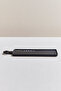 Shareable Ceramic Rectangular Serving Platter Black - 3