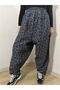 Pıtır Floral Flannel Dividin Mesh Baggy Trousers 100% Cotton Size 38 100 kg - 6