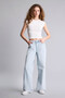 Low Rise Wideleg Low Waist Wide Leg Jean Pants G2208Ax26Sp