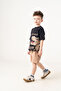 3-4-5-6 Years Old Dinosaur Printed Shorts Boys' Set - 6