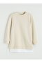 Crew Neck Women's Sweatshirt Tunic - 5