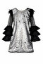 Sequined Girl's Evening Dress - 2