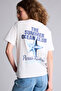 100% Cotton Oversized Back Printed T-Shirt G9005Ax26Sm