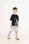3-4-5-6 Years Old Dinosaur Printed Shorts Boys' Set - 4