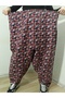Pıtır Floral Flannel Dividin Mesh Baggy Trousers 100% Cotton Size 38 100 kg - 7