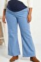 615- Flared Maternity Clothing E Stretchy Plus Size Jeans - 4