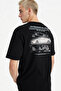 100% Cotton Boxy Fit Printed T-Shirt F8126Ax26Sp