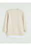 Crew Neck Women's Sweatshirt Tunic - 8