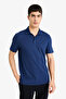 Slim Fit Indigo Men's Polo Neck T-Shirt M6609Az/In131 - 3