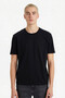100% Cotton Black Men's T-Shirt D5481Ax/Bk81 - 3
