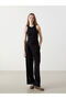Esvab • Modern & Distinctive Zero Roba Collar Textured Women's Tank Top - 2