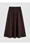 Sparkling Choices by Shining Store Poplin Flared Skirt with Waist Drawstring - 6