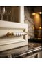 Damla Luxury Polymer Furniture Handle 128 mm White-Gold 20 Pieces Kitchen Cabinet Drawer Wardrobe Handle - 5