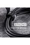 Velcro circular, 0,50 m, Negru - 2