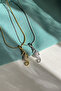 Zircon Stone Sea Horse Necklace - 3