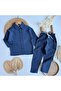 Boy's Woven Fabric 100% Cotton Bottom and Top 2-Piece Set (Comfortable Fit) - 3