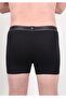 Men's Boxer Briefs with 95% Cotton and Breathable Fabric Royal Black 3-Piece - 6