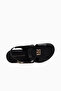 Women's Leather Daily Sandals 26Y D26Ys-2780 Black - 5