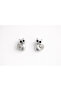 Zcat Minimal Design Silver Cat Earrings with Cat Figure in Silver Color - 2