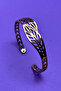 Minimalist Italian Style Laser Engraved Women's Cuff Bracelet - 6