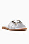 Women's Leather daily Slipper 26y d26yt-1430 white - 4