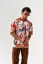 Ethereal Jersey Polo Neck Oversized Forma T-Shirt - 2