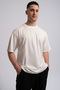 Erkek %100 Pamuk Oversize Basic T-Shirt