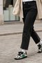 Women's Samba Model Sneakers Sports Shoes Green Striped Patterned Lace-Up Daily Casual Retro - 6