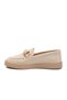 Beige women's casual shoes - 4
