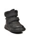 Black Velcro Boys' Flat Boots - 3