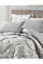 6pc Comforter Set Reversible Twin Comforter Set with 2 Pillow Shams 2 Pillowcases & Fitted Sheet - 3