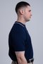 Men's Oversized V-Neck Polo T-Shirt - 4