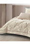 6pc Comforter Set Reversible Twin Comforter Set with 2 Pillow Shams 2 Pillowcases & Fitted Sheet - 2