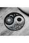 Set of 4: Yin Yang Sun and Moon Coasters - Core Family and Modern Coffee Presentation Decor - 8