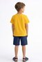 Children's Summer Bottom and Top Set Cotton in 1 Game Printed Short Sleeve T-Shirt and Shorts - 2