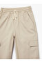 Cotton Pocket Detailed Relaxed Fit Cargo Jogger Pants - 3