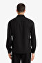 Modern Fit Polo Collar Black Men's Shirt F9886Ax/Bk27 - 5
