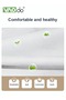 Printing Shower Curtain, Green Leaves Printing Bath Curtain, Thickened Impermeable Shower Curtain, P - 6