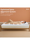 Memory Foam Mattress Topper | Back Support | Anti-skid | Twin Size 200L x 200W x 5H cm - 4