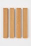 WINGS - Pack of 4 Square Hard Wooden Sticks 40mm x 40mm x 300 mm - 2