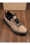 718 Sand Nubuck Balloon Sole Genuine Leather Casual Men's Shoes - 3