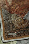 Orange Seal Pattern Organic Scarf - 3